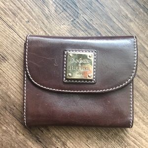 Dooney and Bourke small brown wallet
